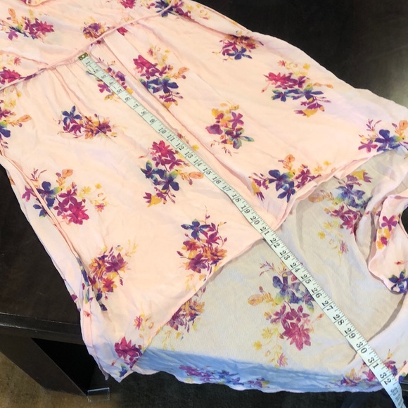 Ava & Viv Floral Pink High-Lo dress - Picture 11 of 12